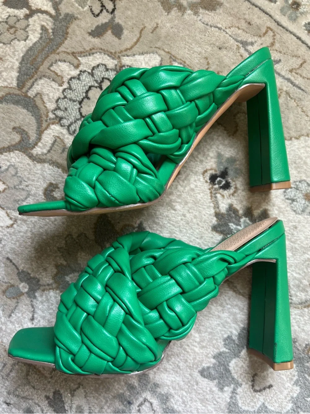 Azalea Wang Braided Heels
